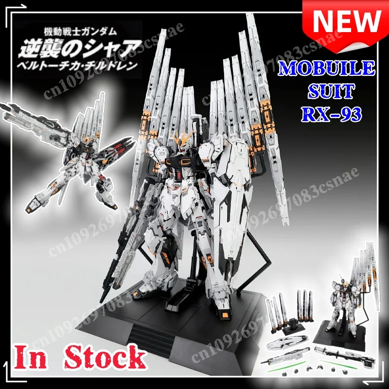 【IN STOCK】NCZZW Model RX-93 Nu Fighter Action Figure CMM GK Style 1/100 Scale Assembly Model Kit 24cm UC Anime Figures Gift