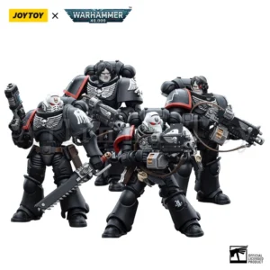 JOYTOY 1/18 Action Figure 40K Raven Guard Intercessors Anime Military Model