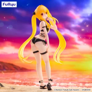 Genuine Furyu To Love Ru Darkness Trio Try iT Figure Konjiki no Yami PVC Action Figure Original Furyu Model Figurine Toys
