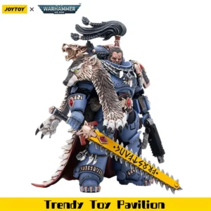 【JOYTOY】Warhammer 40K SpaceWolves Ragnar Blackmane 1/18 Action Figure Toys