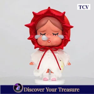 Tcv Popmart Mega Crybaby 400% The Sleepy Sunny Limited Edition Limited Style Collectible Big Trendy Figure Desktop Decoration