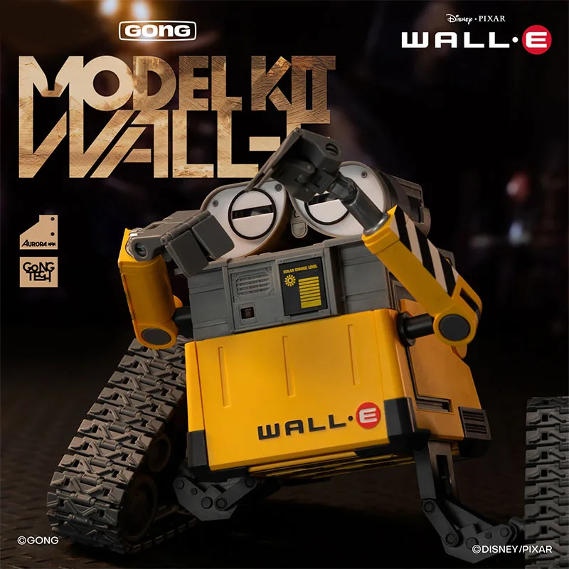 New GONG Anime Figures Wall-E Toy Model Kawara Tsutomu Robot Assembly Figures Movable Model Custom Collection Birthday Toy Gift