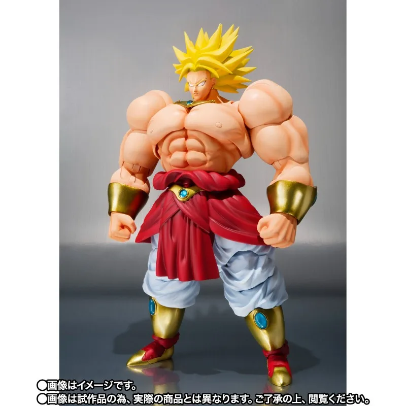 Fast Shipping Bandai Anime Dragon Ball SHF BROLY -40th Anniversary Reissue Edition- Original Model Toys Action Figure Children - Image 4