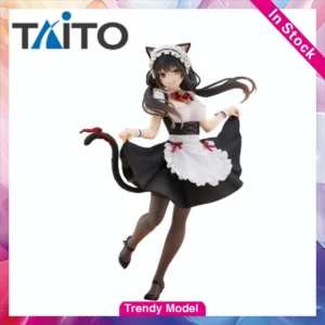 【TM】 TAITO Coreful Date A Live Season 5 Tokisaki Kurumi Cat Ears Maid Figure Model Toy Gift Ornament