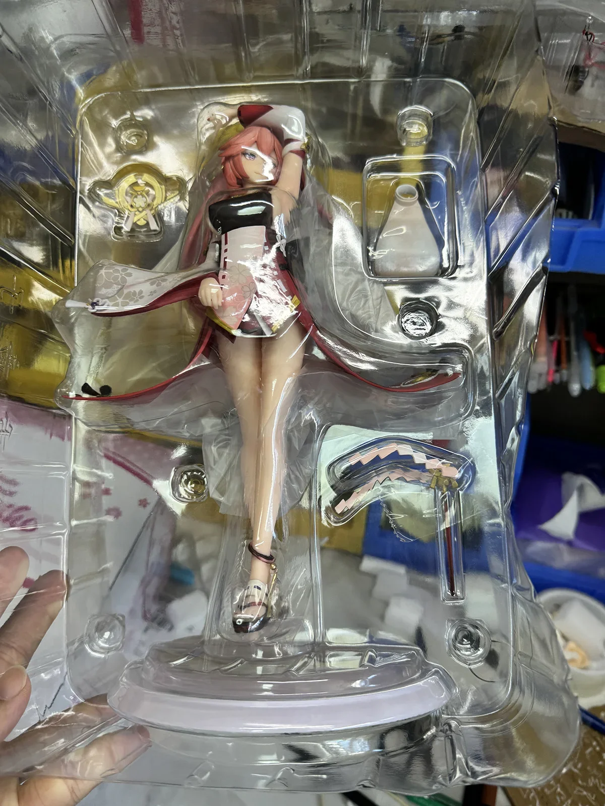 Genshin Impact Figure Yae Miko Anime Figures Kawaii Girl Anime Peripheral Statue Collectible Customized Model Desk Decor Gift - Image 4