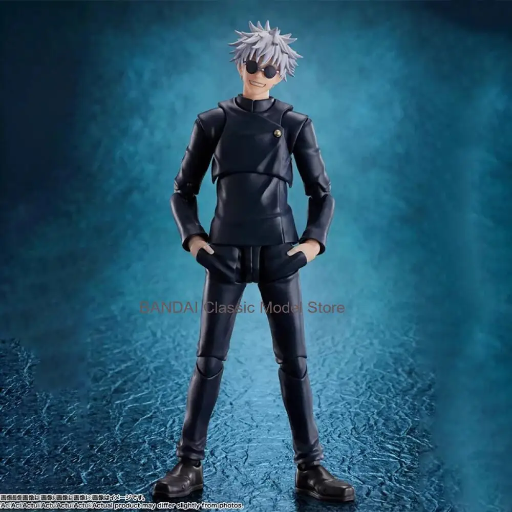 Bandai Genuine Piccolo S.H.Figuarts Satoru Gojo jujutsukaisen Anime figure Movable toy Anime Peripheral Doll for Collectors