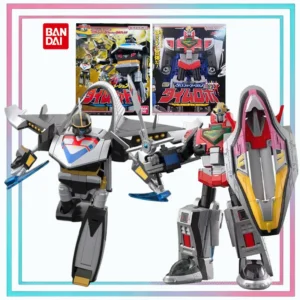 Bandai Original SMP Mirai Sentai Timeranger Future Robo Shadow Alpha Beta Combination Action Anime Figure Model Toys Kid Gift