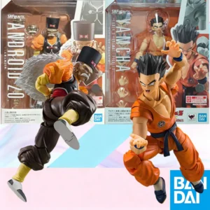 In Stock BANDAI Original Box S.H.Figuarts DRAGON BALL YAMCHA Android 20 SHF Action Figure Model Gift for Kids Foam Box Packaging