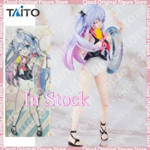 In Stock Original Taito Coreful Figure Kagura Nana Channel Sailor Shiro Suku Swimsuit PVC Action Figure Model Collection Doll