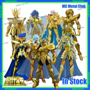 Metal Club/MC Saint Seiya Myth Cloth EX Taurus Aldebaran 24K/Mirror Gold Knights of the Zodiac Action Figure In Stock
