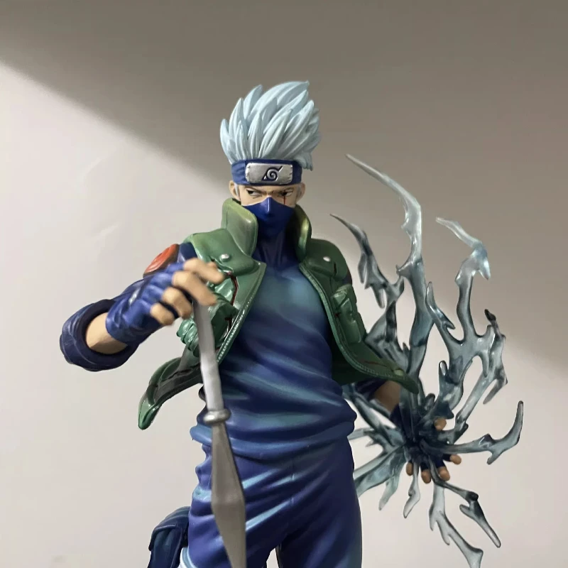 23cm Kakashi Hatake 2.0 Ten Years Ninja Action Figure Anime Collectible Model Toy With Effect Parts Desktop Ornament Boy Gift - Image 3