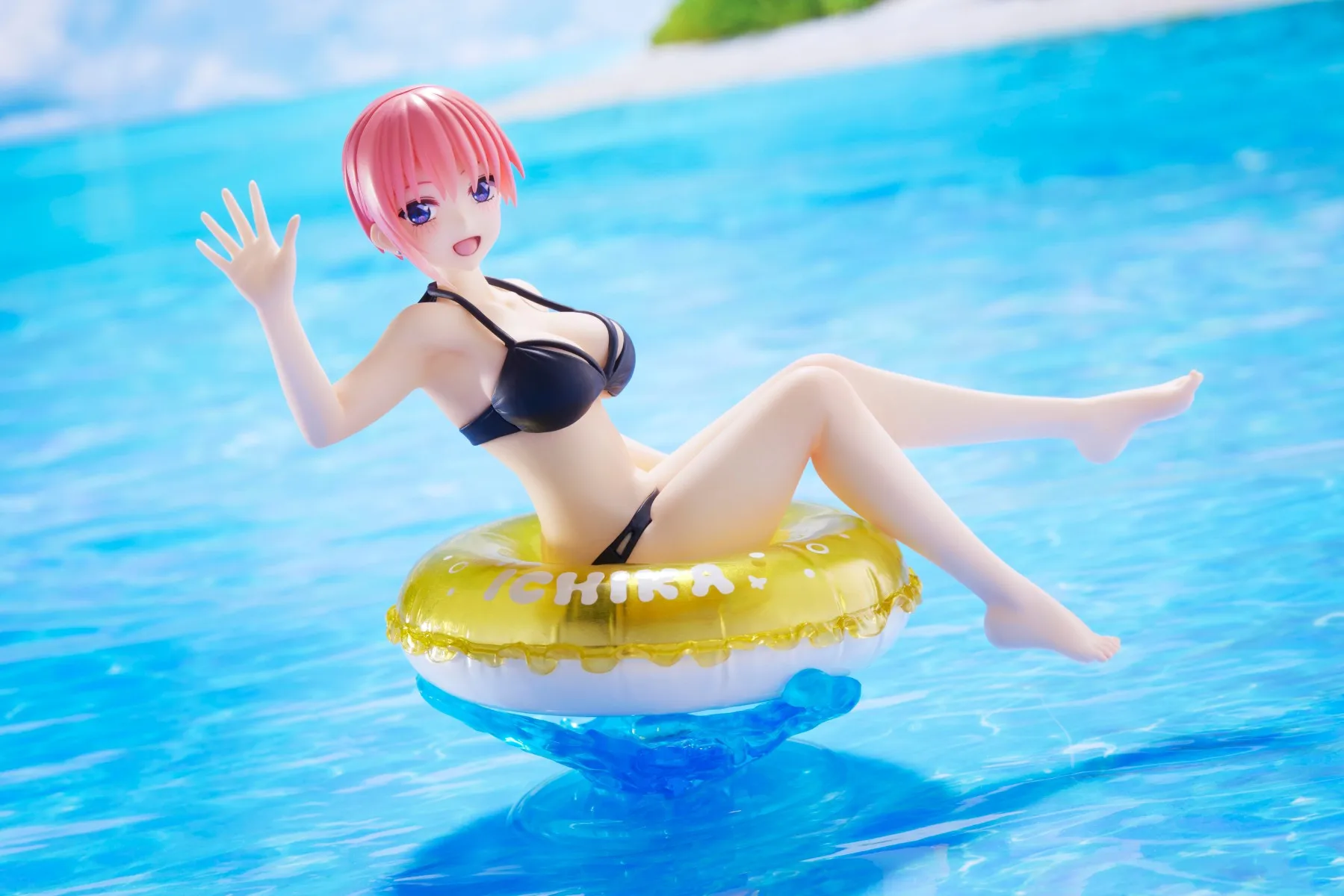 In Stock TAITO Nakano Ichika Nino Yotsuba Itsuki Swimming Ring Desktop Cute Anime Action Figure Toy Gift Model Collection