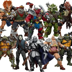 JOYTOY Original TMNT Teenage Mutant Ninja Turtles 1/18 Groundchuck Dirtbag Rahzar Full Series Action Figures Toy Model Doll Gift