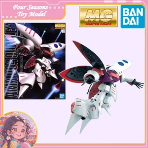 Fast Shipping Bandai Anime GUNDAM MG AMX-004 QUBELEY Original Model Toys Action Figure Collectible Ornaments Children Christmas