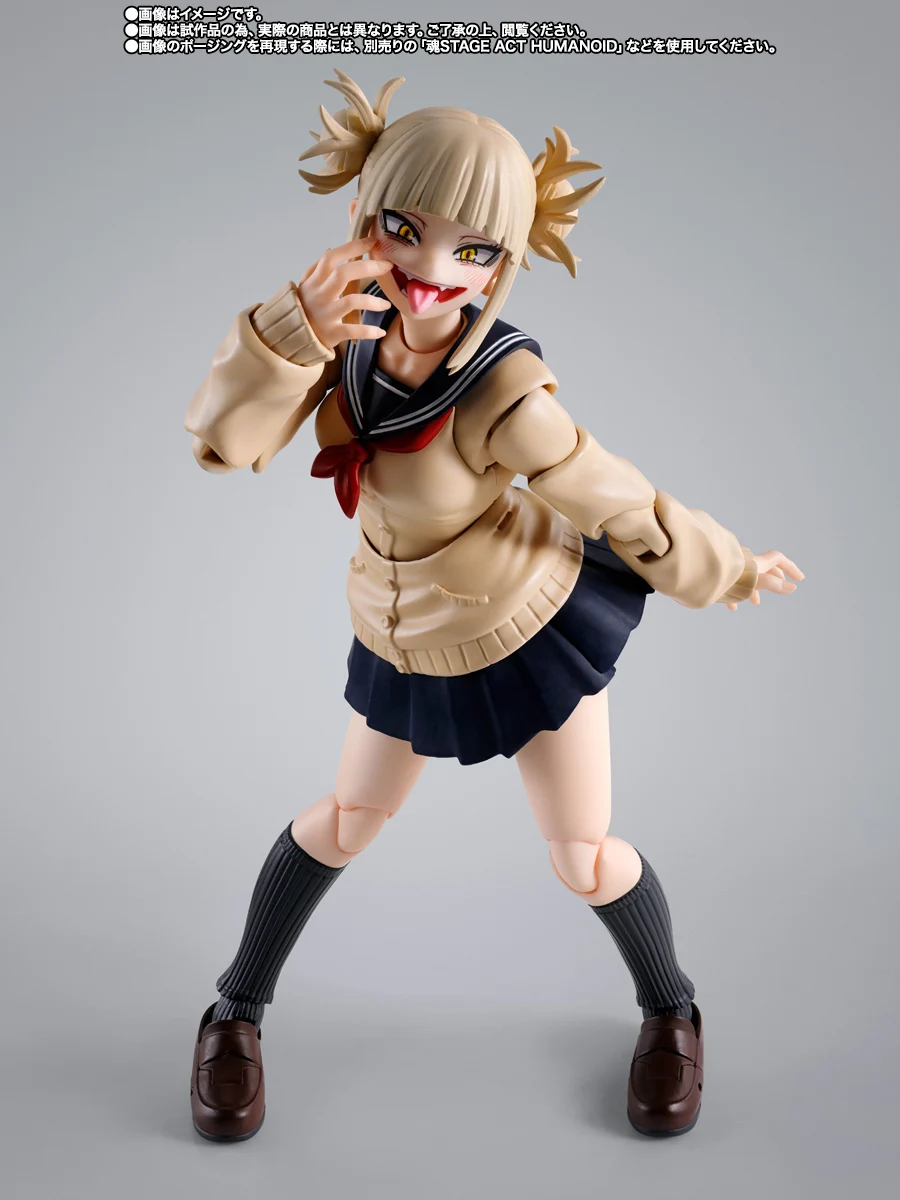 Bandai March Tamashii Web Limited S.H.Figuarts Himiko Toga My Hero Academia Anime Action Figure Collectible Model Toy For Fans