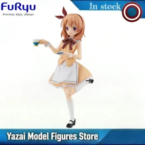 In Stock Original FuRyu Is The Order A Rabbit Special Figure Hoto Kokoa Tea Party Ver 18cm PVC Anime Figure Toy Gift Ornament