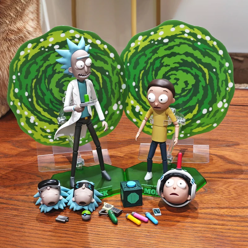 In Stock Fondjoy Original Rick And Morty Action Figure Model Toys 1/12 Anime Series Rick Movable Model Toy Collectible Gift