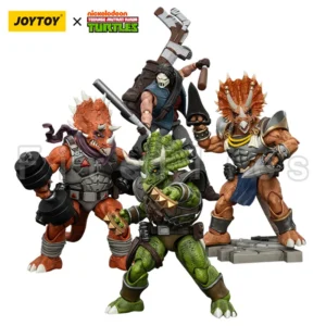 1/18 JOYTOY Action Figure Turtles Captain Zorax Adjutant Zork Triceraton Infantryman Casey Jones