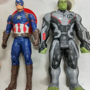 Movie Anime Avenger 12 Inch Joint Movable Hulk Captain America Action Figure Desktop Decoration Toys Souvenir Gift For Fans