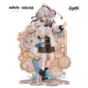 In Stock Original RIBOSE Rise Up+ Honkai: Star Rail Little Cat Series Jing Yuan 1/8 Kawaii Action Figure Model Collectible Toys