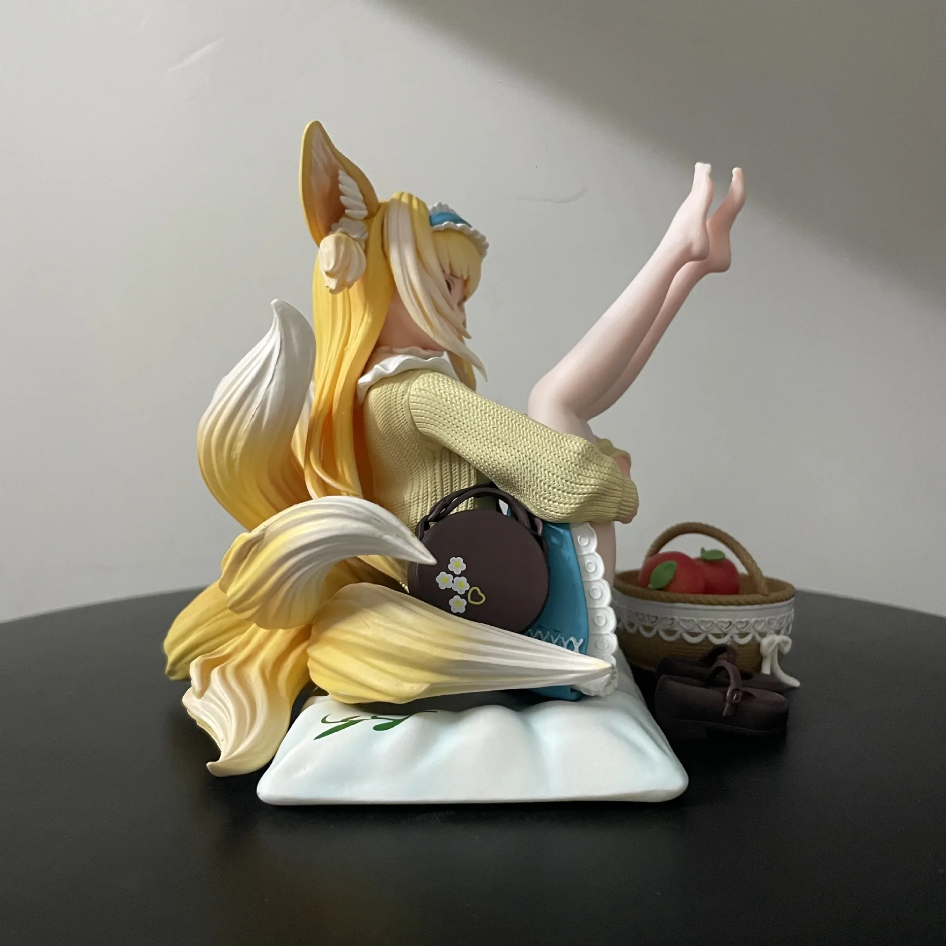 Arknights Suzuran Spring Song Picnic Theme Anime Figure Fox girl Statue Desktop Decoration Gift​ - Image 4