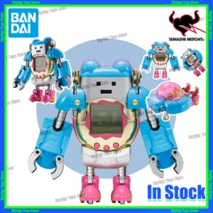 In Stock Bandai Chogo Alloy Tamagotchi Tamagotchi Game Console Transforming Robot Possible Figure Collection