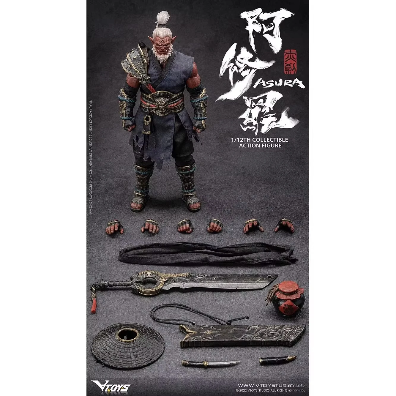 In Stock VTOYS VSD006 Asura 1/12 Anime Action Figure Toys Model Collectible Gift - Image 5