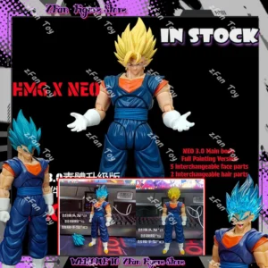 NEW HMG×Neo Dragon Ball Vegito Anime Action Figures Super Saiyan Goku Vegetto SHF 1/12 Scale Figurine Pvc Statue Model Toys Gift