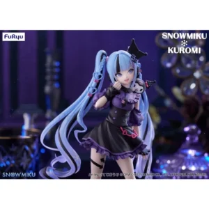 In Stock Original FuRyu Trio-Try-iT Snow Miku X Kuromi Hatsune Miku Anime Figure Model Toy
