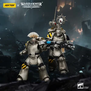 Warhammer "The Horus Heresy" 1/18 Action Figures lron Warriors MKlll Tactical Sergeant Tactical Legionary with Nuncio-vox