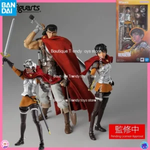 Brand New in Stock BANDAI Original Box S.H.Figuarts Berserk Caska Guts SHF Action Figure Model Gift for Kid