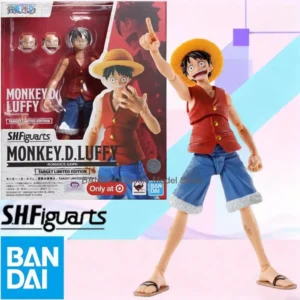 In Stock BANDAI Original Box S.H.Figuarts LUFFY TARGET LIMITED EDITION SHF Action Figure Model Gift for Kid Foam Box Packaging
