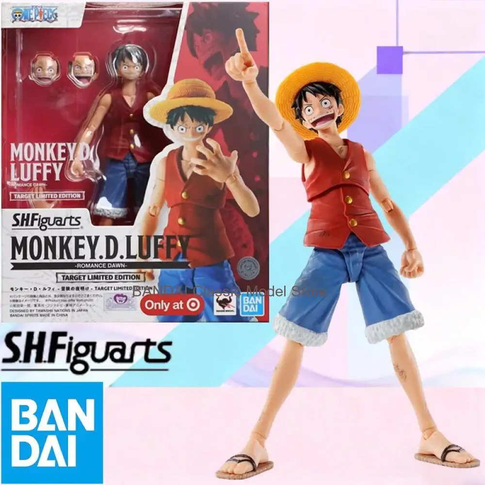 In Stock BANDAI Original Box S.H.Figuarts LUFFY TARGET LIMITED EDITION SHF Action Figure Model Gift for Kid Foam Box Packaging