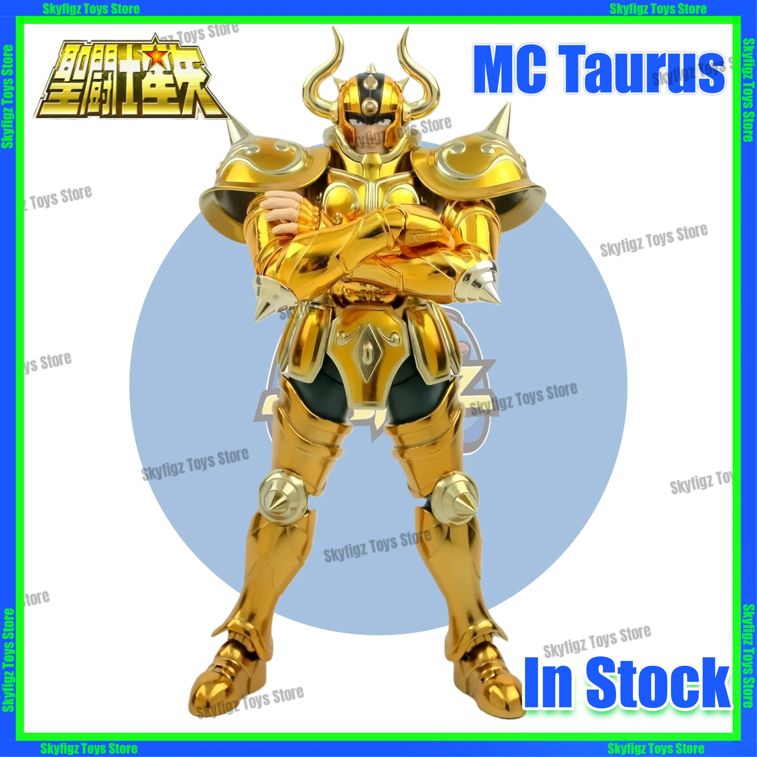 Metal Club/MC Saint Seiya Myth Cloth EX Taurus Aldebaran 24K/Mirror Gold Knights of the Zodiac Action Figure In Stock