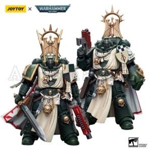 JOYTOY 1/18 Action Figure 40K Dark Angels Master Lazarus Master With Power Fist Anime Military Model