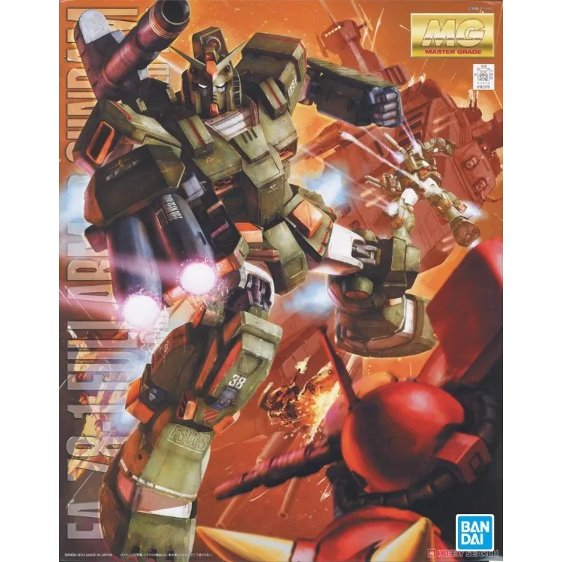 Bandai Original GUNDAM Anime MG 1/100 Full Armor Gundam FA-78-1 Action Figure Assembly Model Toys Collectible Gifts for Children