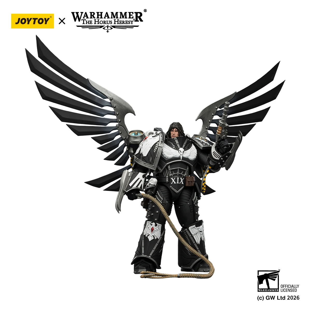 [Pre Order]JOYTOY Warhammer 40K 1/18 Action Figures Raven Guard Corvus Corax, Primarch of the XIX Legion Model Toys