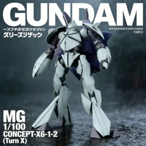 Bandai Genuine MG 1/100 GUNDAM Action Anime Figure CONCET-X6-1-2 TURN X Model Kit for Boys Girls Kids Gift Collectible Model