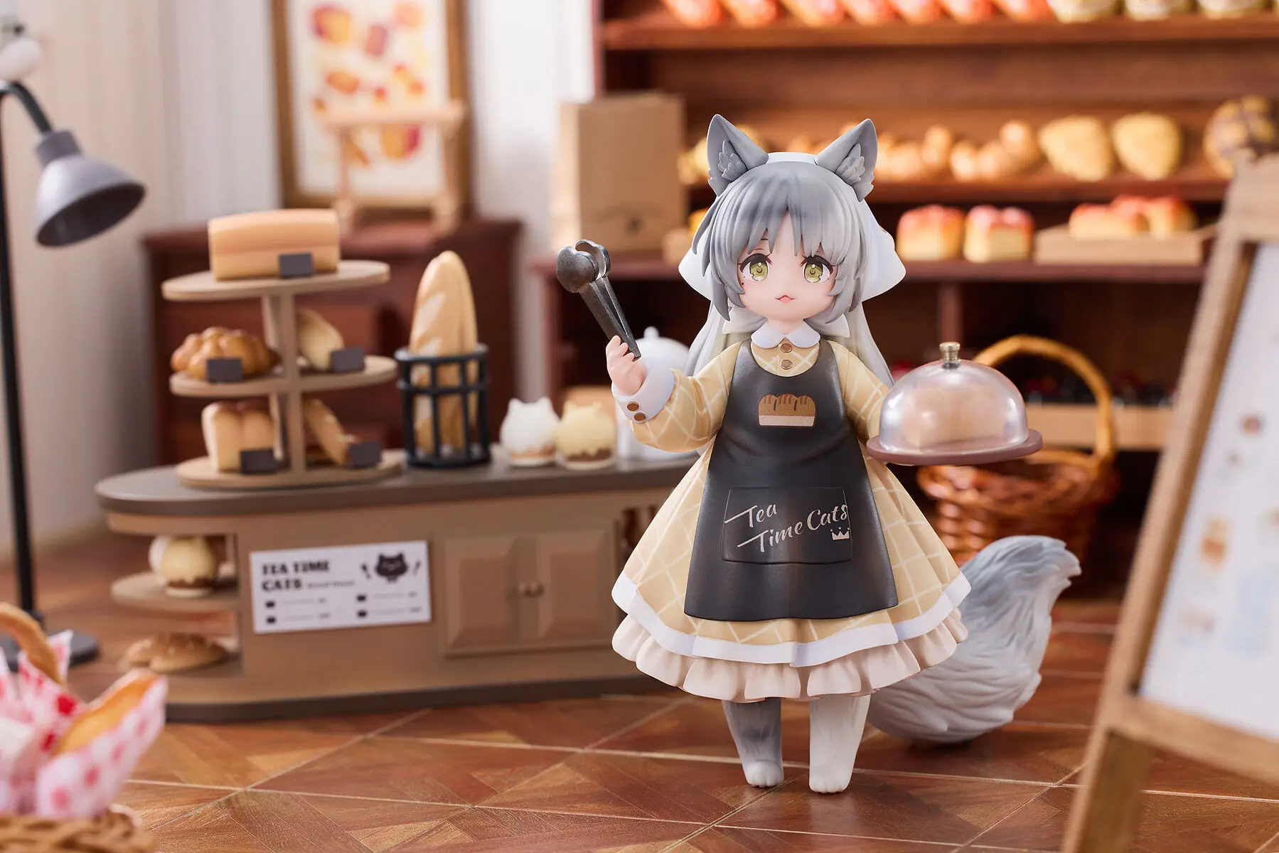 Judai Original Ribose DLC Tea Time Cats Customer Cat Meow Town Clerk Cat Meow Town Action Figure Model Doll Toys - Image 4