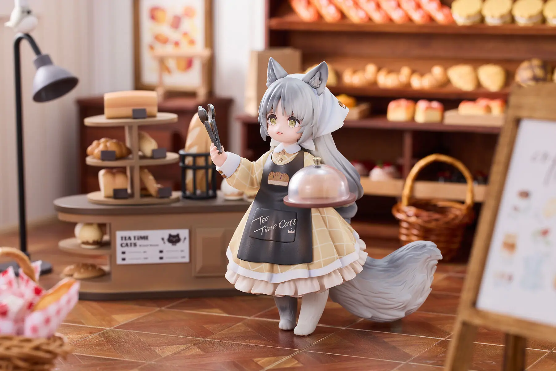 Judai Original Ribose DLC Tea Time Cats Customer Cat Meow Town Clerk Cat Meow Town Action Figure Model Doll Toys - Image 3